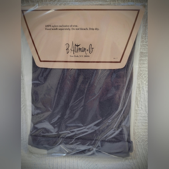 b. Altman & co. Rare Vintage Nylon Pantyhose, Tall Navy/Grey/Brown Set of 3 NWT - Picture 10 of 10